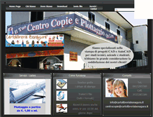Tablet Screenshot of centrocopieeplottaggio.it
